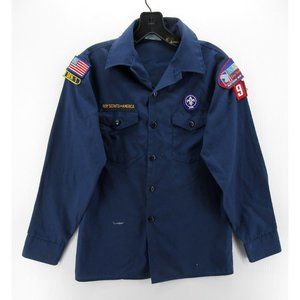 VINTAGE Boy Scouts of America Shirt Kids Large Northern New Jersey Youth *